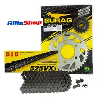 Kit Relação Did 525 Vx3 124l Durag 42/17 Crf 1000 Twin 16/22 - imagem 1