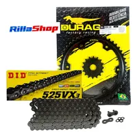 Kit Relação Did 525 Vx3 122l Durag 50/16 Tiger 900 20/24 - imagem 1