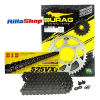 Kit Relação Did 525 Vx3 108l Durag 40/17 Ninja Zx 10 R 06/07 - imagem 1