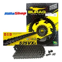 Kit Relação Did 525 Vx3 120l Durag 47/20 Bmw F 800 09/18 8,5 - imagem 1