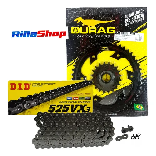 Kit Relação Did 525 Vx3 120l Durag 47/20 Bmw F 800 09/18 8,5