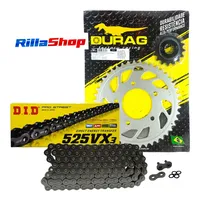 Kit Relação Did 525 Vx3 120l Durag 44/16 Vt 600 Shadow 90/07 - imagem 1