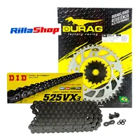 Kit Relação Did 525 Vx3 120l Durag 41/17 Dl1050 Vstrom 20/24 - imagem 1