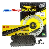 Kit Relação Did 525 Vx3 116l Durag 44/15 Cb 1000 R 18/24 - imagem 1
