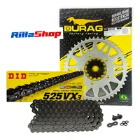 Kit Relação Did 525 Vx3 118l Durag 48/15 Gsf Gsx 650 07/16 - imagem 1