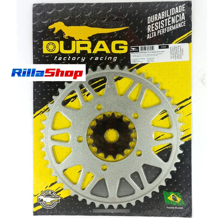 Kit Relação Did 525 Vx3 118l Durag 48/15 Gsf Gsx 650 07/16