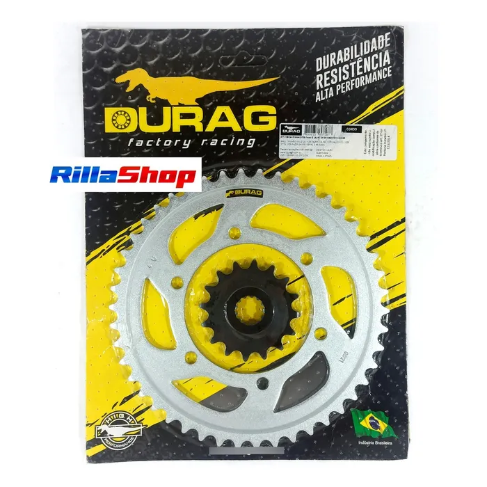 Kit Relação Did 530 Vx3 118l Durag 46/16 Fazer 600 S N 04/09