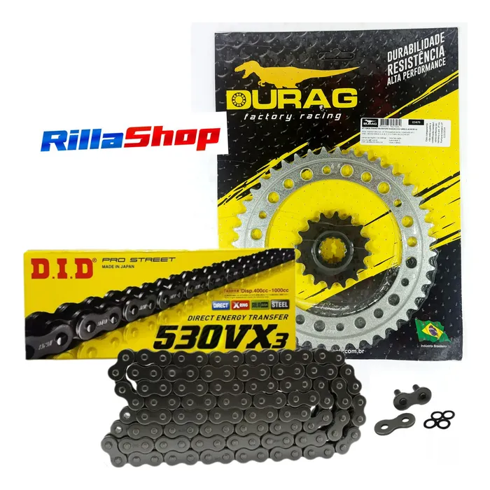 Kit Relação Did 530 Vx3 116l Durag 44/16 Honda Cb 1000 07/17