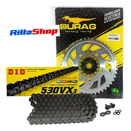 Kit Relação Did 530 Vx3 116l Durag 45/15 Gsx 750 F 98/09