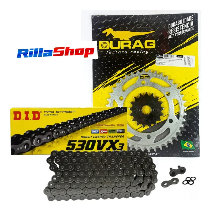 Kit Relação Did 530 Vx3 112l Durag 40/17 Hayabusa 1300 99/07