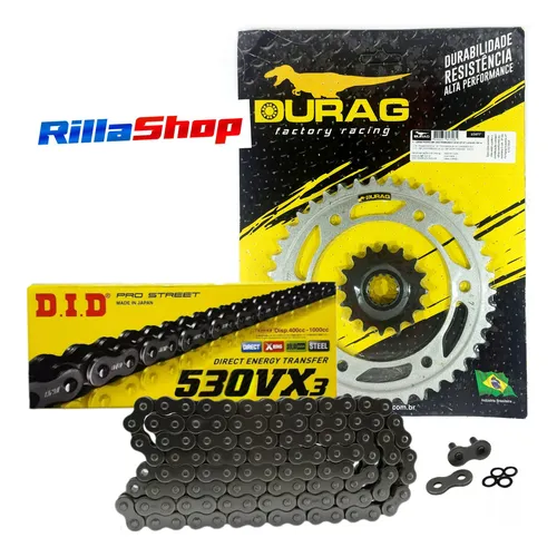 Kit Relação Did 530 Vx3 116l Durag 42/16 Cbr 1000 Rr 08/16