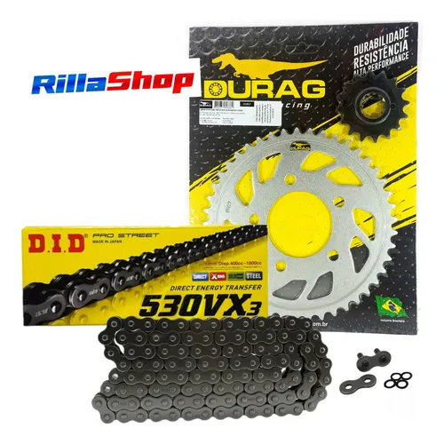 Kit Relação Did 530 Vx3 114l Durag 45/16 Cbx 750 F 86/95