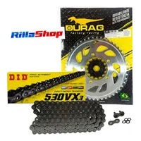 Kit Relação Did 530 Vx3 118l Durag 47/15 Suzuki Gsx 600 750f - imagem 2