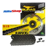 Kit Relação Did 530 Vx3 110l Durag 45/17 Zrx Zx11 Zzr 93/01 - imagem 1