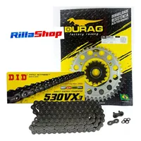 Kit Relação Did 530 Vx3 114l Durag 39/17 Yamaha Mt 01 05/11 - imagem 1