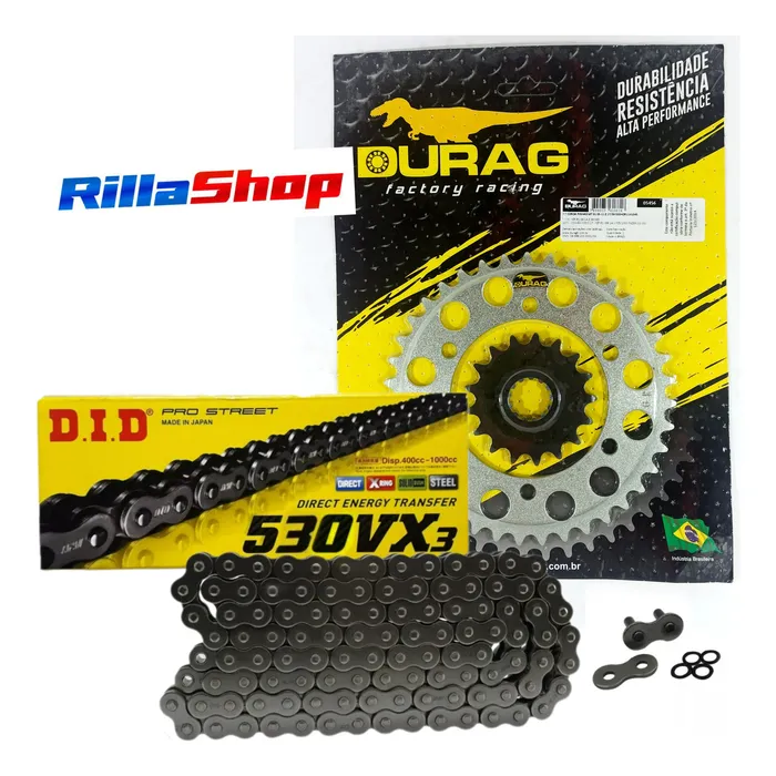 Kit Relação Did 530 Vx3 114l Durag 39/17 Yamaha Mt 01 05/11