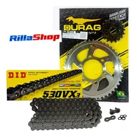 Kit Relação Did 530 Vx3 116l Durag 46/18 Ninja Zx 12 00/05 - imagem 1