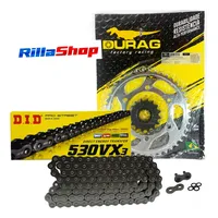Kit Relação Did 530 Vx3 114l Durag 43/16 Yamaha Yzf R1 98/03 - imagem 1