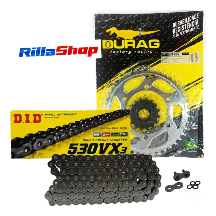 Kit Relação Did 530 Vx3 114l Durag 43/16 Yamaha Yzf R1 98/03