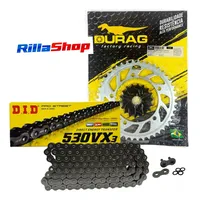 Kit Relação Did 530 Vx3 118l Durag 43/18 Gsx 1300 R 08/24 - imagem 1