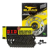 Kit Relação Did 520 Vd 112l Durag 41/15 Cb Cbr 500 13/18 - imagem 1