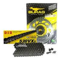 Kit Relação Did 530 Vx3 110l Durag 44/14 Honda Cbr1100 97/07 - imagem 1