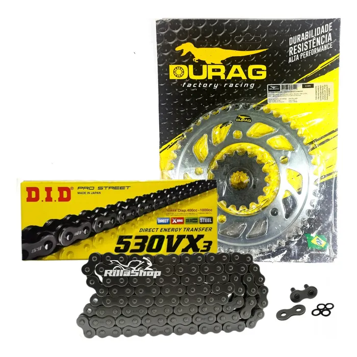 Kit Relação Did 530 Vx3 110l Durag 44/14 Honda Cbr1100 97/07