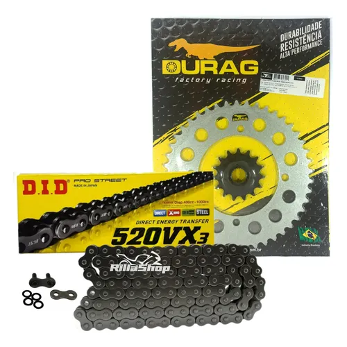 Kit Relação Did 520 Vx3 106l Durag 45/15 Xt 600 E Ténéré 90/04