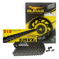 Kit Relação Did 525 Vx3 118l Durag 45/17 Bmw S1000 Rr Xr 19/ - imagem 1