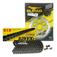 Kit Relação Did 525 Vx3 108l Durag 41/15 Monster 1200 14/18 - imagem 1