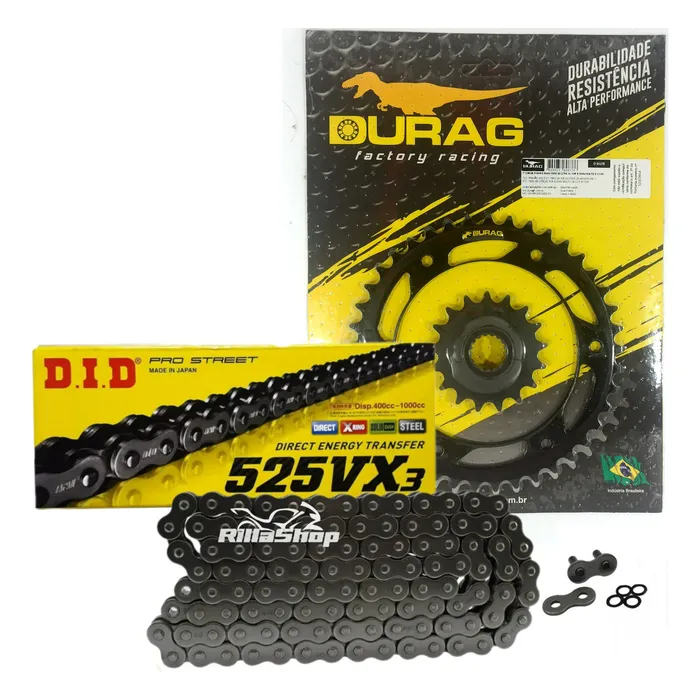 Kit Relação Did 525 Vx3 116l Durag 41/17 Bmw F 650 08/12 8,5