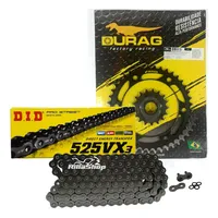 Kit Relação Did 525 Vx3 116l Durag 41/17 Bmw F650 08/12 10,5 - imagem 1