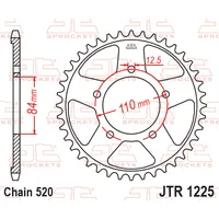 Relação Premium Did Jt 520 V0 112 L 41/15 Honda Nx 500 24/26 - imagem 3