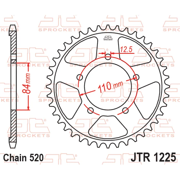 Relação Premium Did Jt 520 V0 112 L 41/15 Honda Nx 500 24/26