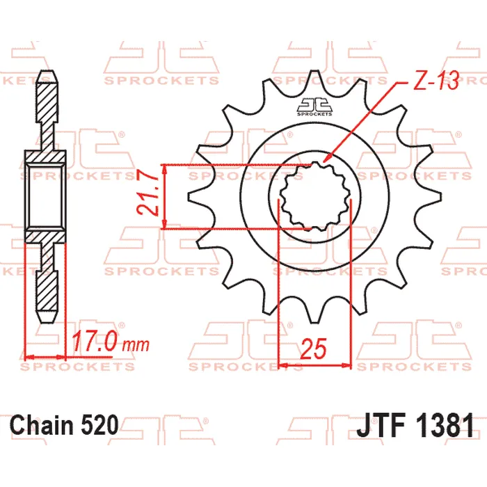 Relação Premium Did Jt 520 V0 112 L 41/15 Honda Nx 500 24/26