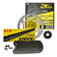 Kit Relação Did 520 Vx3 112l Durag 46/14 Kle300 Versys 17/24 - imagem 1
