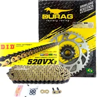 Kit Relação Did 520 Vx3 Dourada Durag 41/15 Cb Cbr 500 13/18 - imagem 1