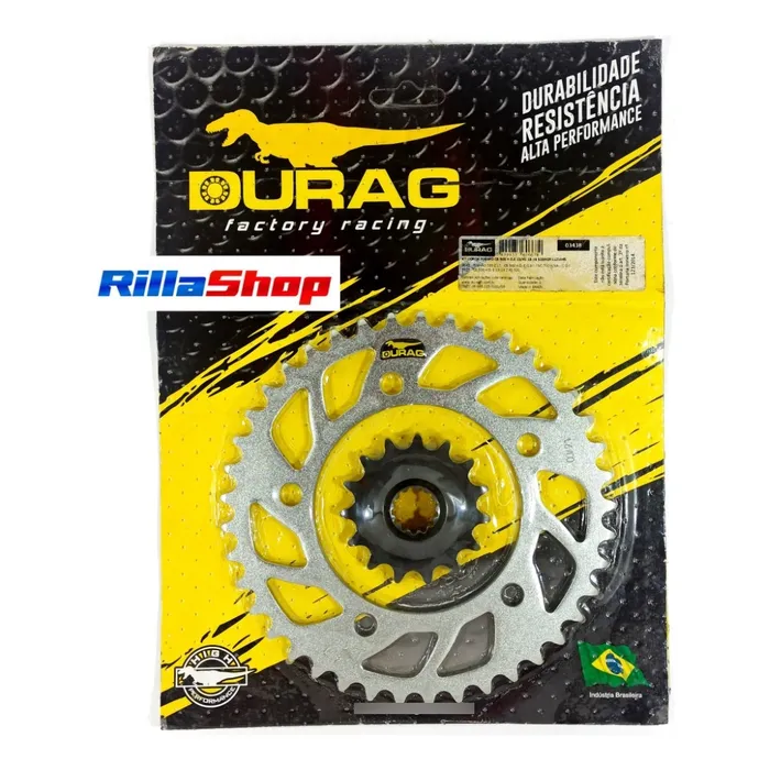 Kit Relação Did 520 Vx3 Dourada Durag 41/15 Cb Cbr 500 13/18