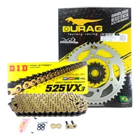 Kit Relação Did 525 Vx3 Dourada Durag 45/16 Mt 09 13/24 - imagem 1