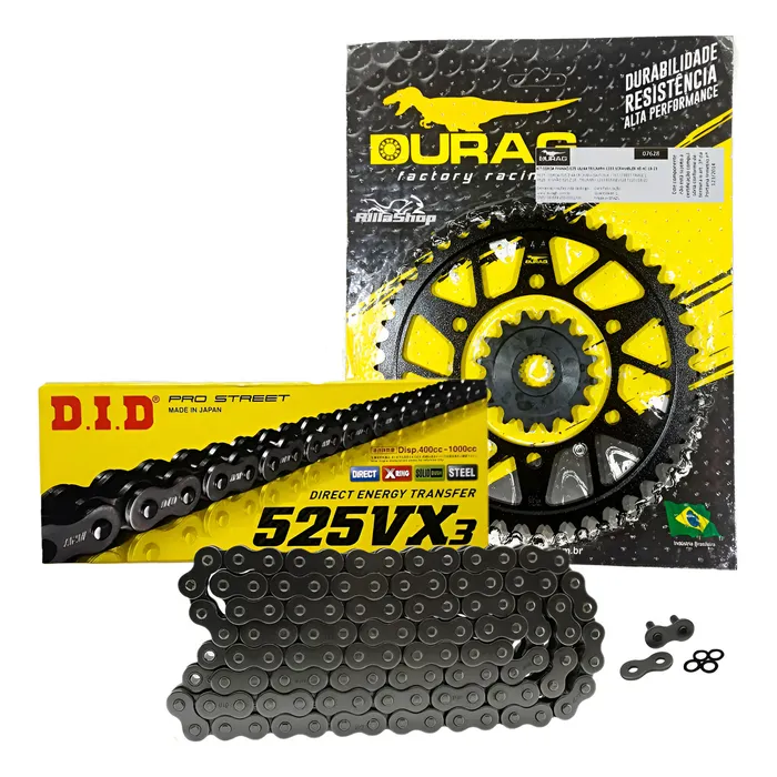 Kit Relação Did 525 Vx3 114 Durag 44/16 Scrambler 1200 19/23