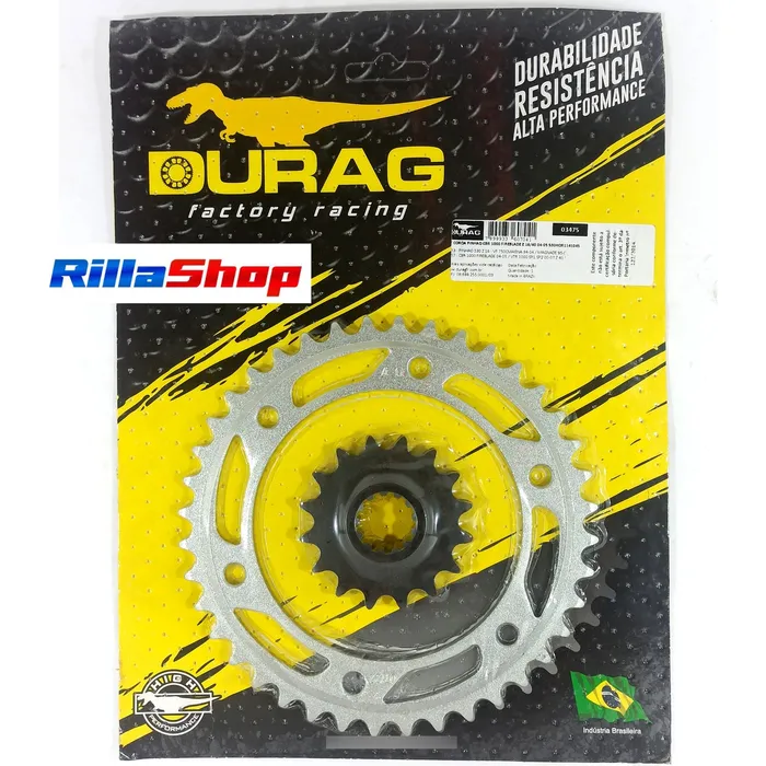 Kit Relação Did 530 Vx3 Dourada Durag 40/16 Cbr1000 Rr 04/05