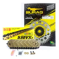 Kit Relação Did 530 Vx3 Gold Dourada Durag 39/17 Mt 01 05/11 - imagem 1