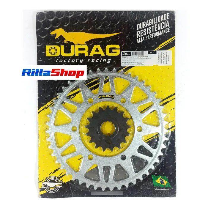 Kit Relação Did 530 Vx3 Dourada Durag 47/17 Yzf R1 09/14