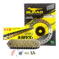 Kit Relação Did 530 Vx3 Dourada Durag 43/18 Speed 1050 12/21 - imagem 1
