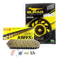 Kit Relação Did 530 Vx3 Dourada Durag 44/18 Tiger 1050 07/14 - imagem 1