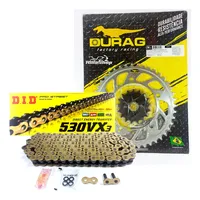 Kit Relação Did 530 Vx3 Dourada Durag 43/17 Gsx R 1000 07/08 - imagem 1