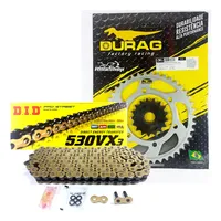 Kit Relação Did 530 Vx3 Dourada Durag 42/17 Gsx R 1000 09/16 - imagem 1