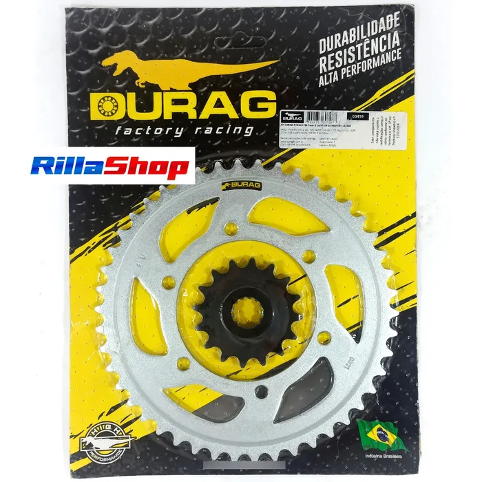 Kit Relação Did 530 Vx3 Dourada Durag 46/16 Fazer 600 04/09