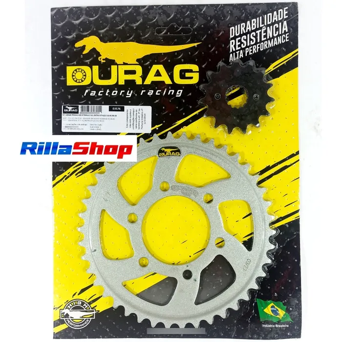 Kit Relação Did 530 Vx3 Dourada Durag 42/15 Gsx R 750w 98/03
