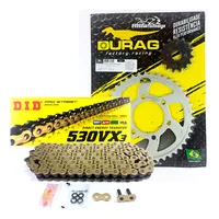 Kit Relação Did 530 Vx3 Dourada Durag 42/15 Gsx R 750w 98/03 - imagem 1